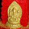 Red and Gold Ganesha Anniversary Cake (detail)