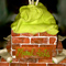 Mural Arts Paintbrush and Brick Cake