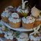 Shell and Starfish Wedding Cup Cakes